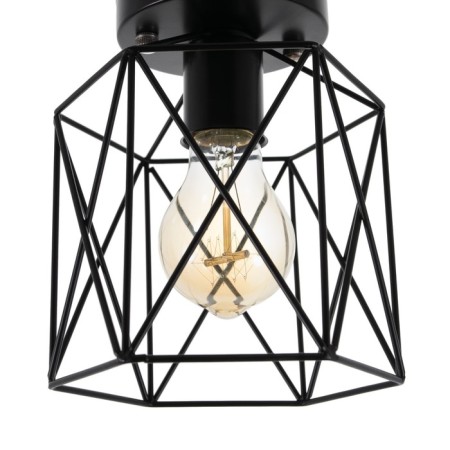 Lamp "Rectangle" 1x40W E27 Black 13x15x18 cm Bayerlux-4