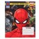 Notebook in a cage 12 sheets, 5 types of mix, cover coated cardboard, spider-man