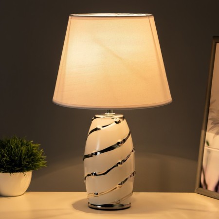 Table lamp 32155/1 E14 40W white 22x22x38 cm Risalux-1