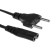 Power cable Luazon KDGN-004, plug C7, 2.5 A, 3 m, black