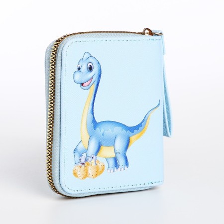 Children's wallet with lightning, blue color-1