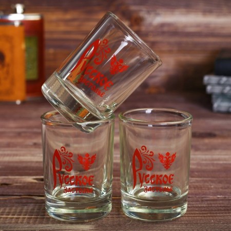 Gift set "Russian feast", glasses and toasts-2