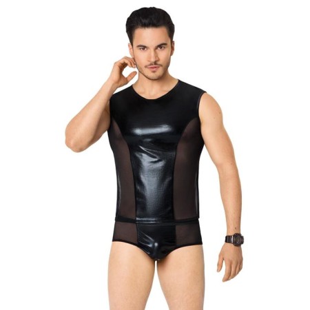 Softline Collection grid suit, male, black color, size m/l