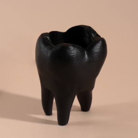 Concrete “tooth” height 9.5, 7.5*6.5 cm black-1