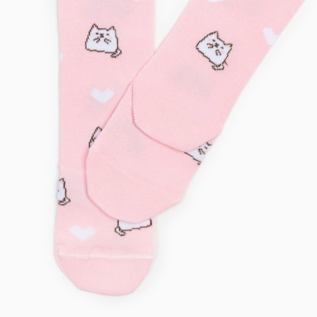 Pantyhose children's kaftan "cats", 92-98 cm, pink-3