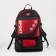 Tourist backpack on lightning, red color