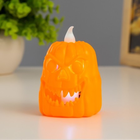 Spinker "Halloween Pumpkin" LED RGB 3XAG10 5.5x5x7 cm Risalux-1