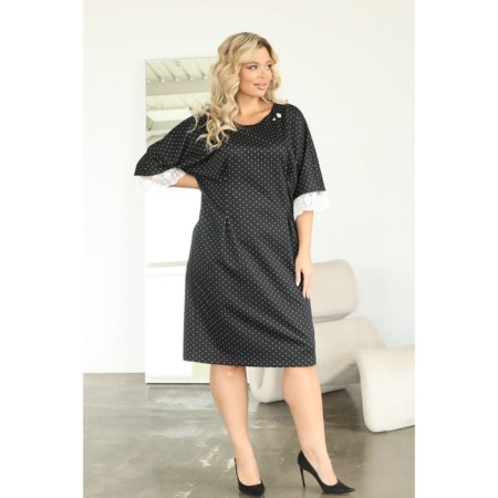 Female dress, size 52, black color-12