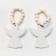 A set of rings for napkins 2 pcs. "Angel", col. White, D 5 cm, tree