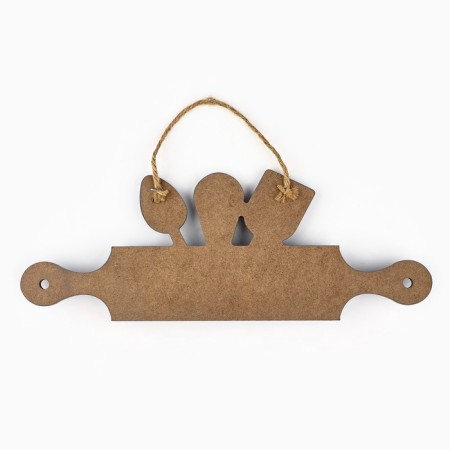 Hooks for the kitchen "Kitchen Rules", gray color, 29.8 x 11 cm-3