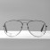 Glasses GA0498 (Color: C1 silver; diopter: +3; tint: no)