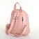 Women's backpack on lightning, pink color