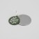 Tarry for engraving + suspension “I am waiting for me at home”, the upper part d = 2.2 cm, lower d = 3 cm, huck color