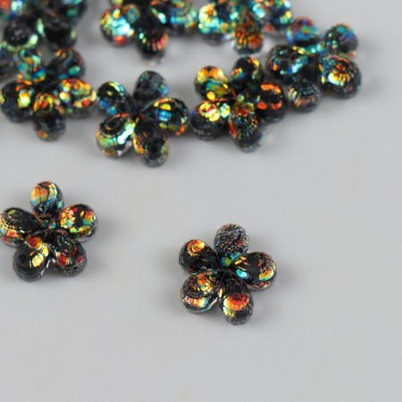 Decor for creativity Plastic "Flower Lake" Purviats 1.2x1.2 cm