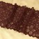 Lace elastic fabric, 170 mm × 2.7 ± 0.5 m, chocolate color