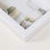 Photo frame plastic in 4 photos 10x15 "Vase with spikelets" White with silver 41.5x32.2x2.5 cm