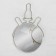 Desktop mirror - suspended, bilateral, with an increase, d mirror surface 11.5 cm, silver color