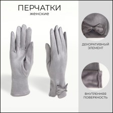 Gloves are female, dimensionless, without insulation, color gray color