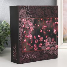 Photo album for 200 photos 10x15 cm, plastic. Bloom sheets Sakura