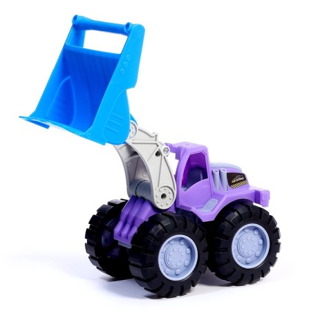 Excavator "Construction", mobile parts, plastic-4