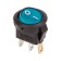 Round key 2 250V 3A (3C) On-OFF blue with Micro backlight (RWB-106, SC-214) Rexant