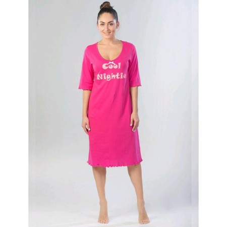 Night shirt Cool night, size 46, fuchsia color