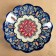 Rishtan ceramics "Flowers", 33 cm, blue