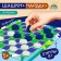 Board game 2 in 1 "checkers" and "backgammon"