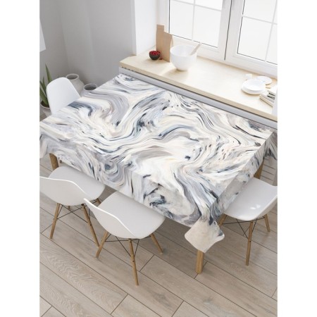The tablecloth "Otherworldly World", rectangular, Saten, size 145x180 cm