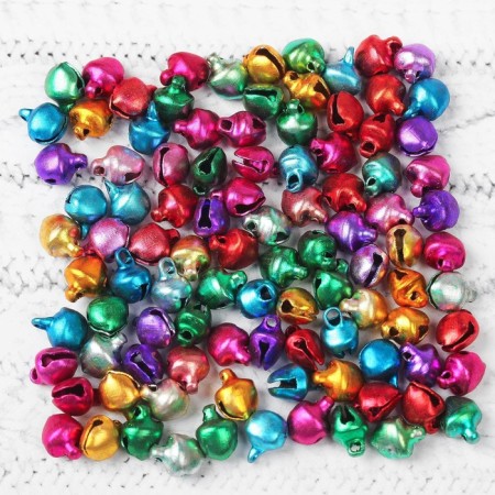 Bells for needlework, set of 100 pcs., Size 1 pc. - 0.6 cm, mixtures-2
