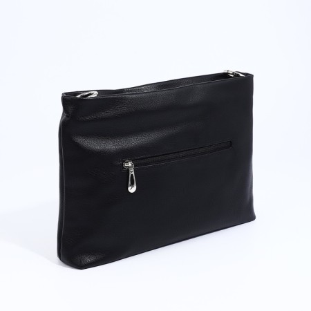 Richet Cross-Body bag, external pocket, black color-1
