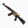 Wooden weapons, children's souvenir "Empress", automatic, 72.3 x 17.7 cm