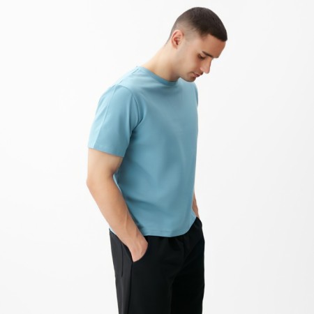 Men's T-shirt Minaku Regular Fit: Blue color, river 54-3