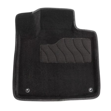 3D mats for Hyundai Santa Fe IV (5th place), 2018-2020, black, kit-1
