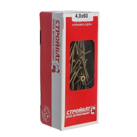 Universal yellow self -tapping screws 4.0x60, 200-1