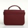 Women's bag on the valve, Textura, small size, burgundy color