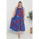 Women's dress, size 62, blue color