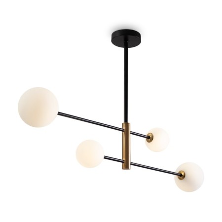 Freya FR5376CL-04B SPHIRITY, 980x130x580 mm ceiling lamp, G9, 4x30W, black color-1