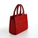 Female bag Textura, tout, average size, red color