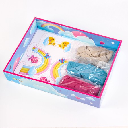 Cosmic sand "Unicorns", with a sandbox, 1.5 kg-3