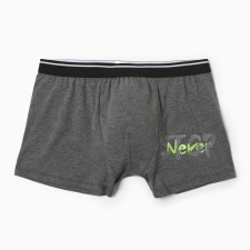 Panties men's boxers, dark gray color, size 52 (2xl)