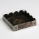 Box for confectionery products with PVC Gold lid, 13 x 13 x 3 cm, New Year