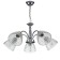 Suspended lamp 5x40W E27, size 56x56x56 cm