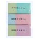 Set of eraser rectangular, 3 pieces, mix