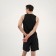 Male shirt, basic, size XL (52), black color
