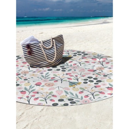 Pareo and beach rug "Field of abundance", d = 150 cm-2