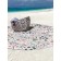 Pareo and beach rug "Field of abundance", d = 150 cm