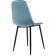 Capri Metal/Fabric, Black/Blue 43x48x87 cm