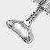 Dilan's corkscrew "Idea", 18 cm, silver color