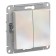 See AtlasDesign switch, 10 A, 2 keys, CC. 5, mechanism, pearl color